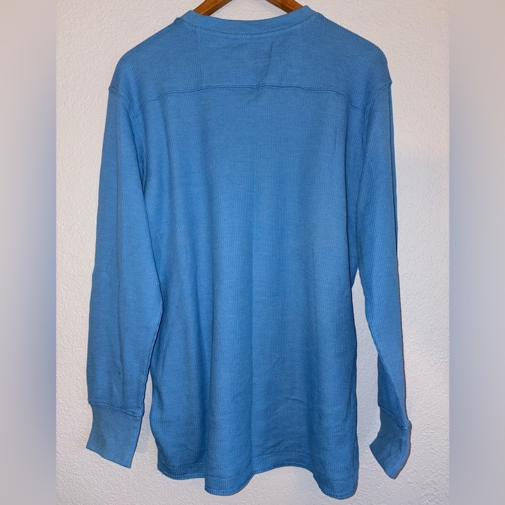 Wrangler Men’s thermal/waffle knit top size M - Picture 2 of 5